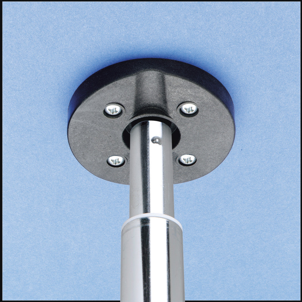 Value Line Polymer Kidney 2-Shelf Lazy Susans for Corner Base, White, 24"W