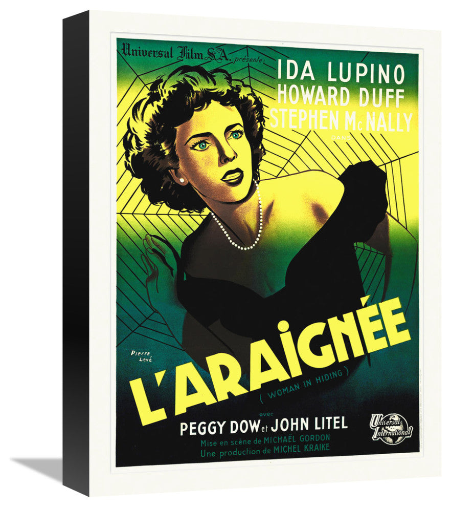 "French - Women in Hiding" Canvas Giclee by Hollywood Photo Archive, 12"x16"