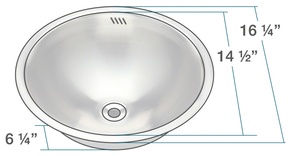 P024 Stainless Steel Bathroom Sink