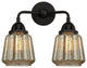 288-2W-BK-G146 Chatham 2 Light 14" Bath Vanity Light, Matte Black