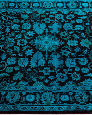 Overdyed, One-of-a-Kind Hand-Knotted Area Rug Red, 3'1"x5'1"