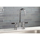 Kingston Brass KB8491DKL Kaiser Bar Faucet, Polished Chrome