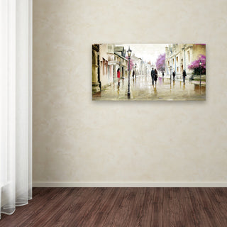 The Macneil Studio 'Street Walk 2' Canvas Art, 47"x20"