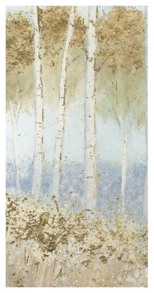 "Summer Birches II" Digital Paper Print by James Wiens, 38"x74"