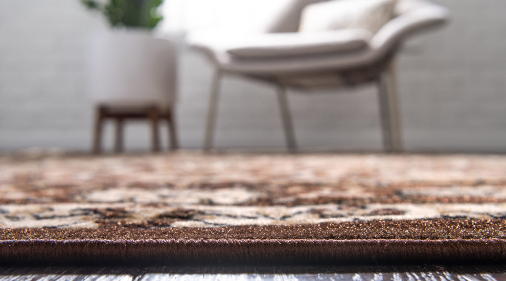 Unique Loom Brown Espahan Cape Cod 2'' 2 x 3'' 0 Area Rug