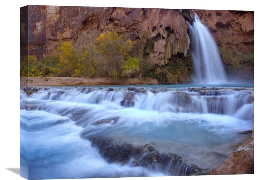"Havasu Falls, Grand Canyon, Arizona" Canvas Giclee by Tim Fitzharris, 24"x18"