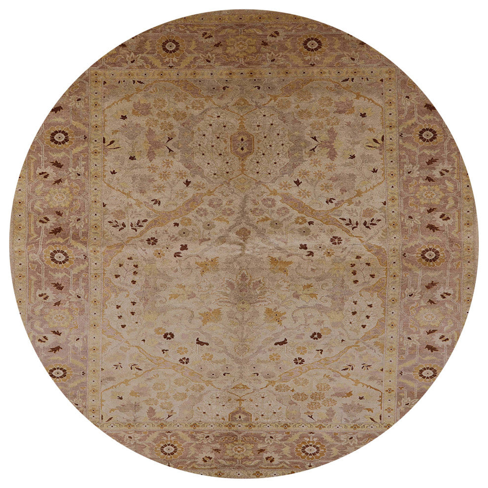 Ahgly Company Indoor Round Mid-Century Modern Area Rugs, 7' Round