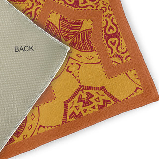 Shawl Indoor/Outdoor Rug, Nutmeg, 5' Round
