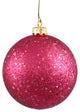 Vickerman N592519Dq 10" Wine Sequin Ball Ornament