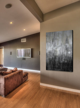 "Empire" UV Ink Print on Brushed  Aluminum, 40"x60"