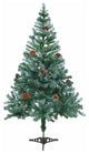 vidaXL Frosted Christmas Tree With Pinecones 59.1"