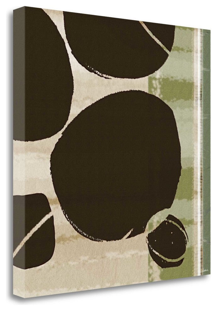 "Skipping Stones IV" By Noah, Giclee Print on Gallery Wrap Canvas, Ready to Hang
