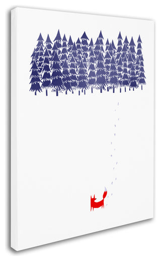Robert Farkas 'Alone In The Forest' Canvas Art