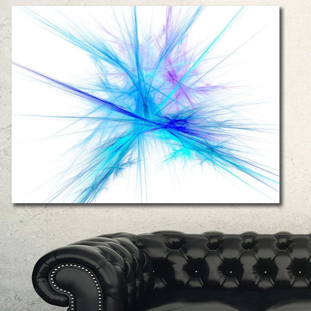Criss Cross Spectrum of Light, Abstract Canvas Wall Art, 40x30