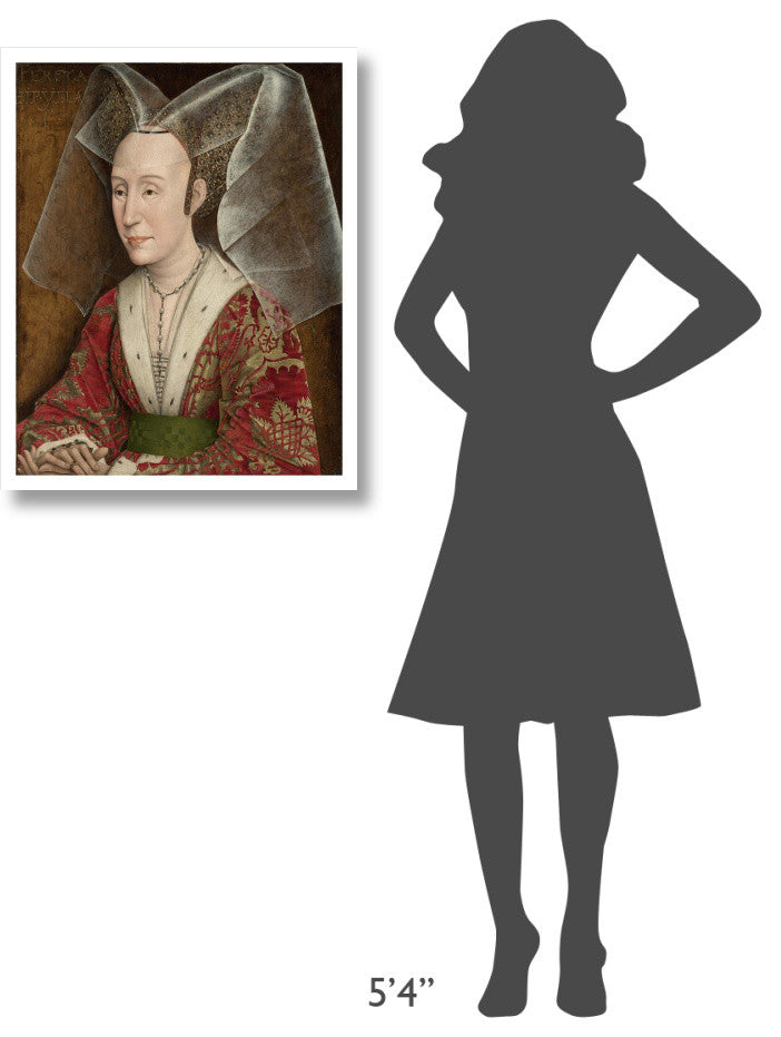 "Portrait of Isabella of Portugal" Paper Print by Rogier van der Weyden, 24"x30"