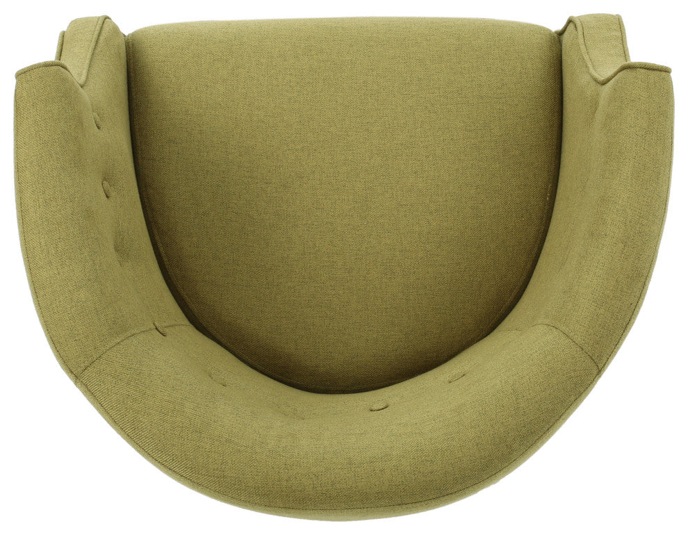 GDF Studio Davidson Tub Design Upholstered Accent Chair, Green