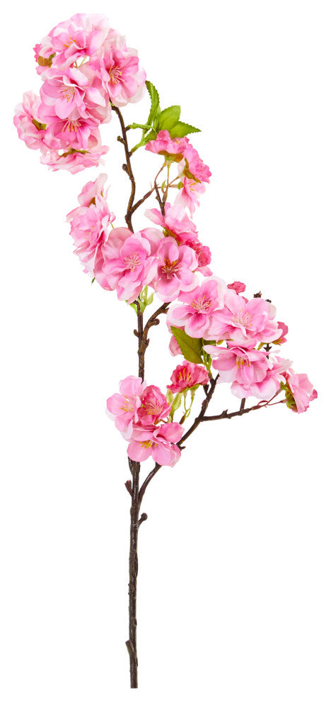Nearly Natural 18ï¿½ Cherry Blossom Artificial Flower Spray (Set of 12) Pink