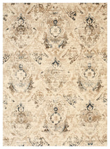 Ivory Distressed Bohemian Isabella Rug, 5' 3 X 7' 3