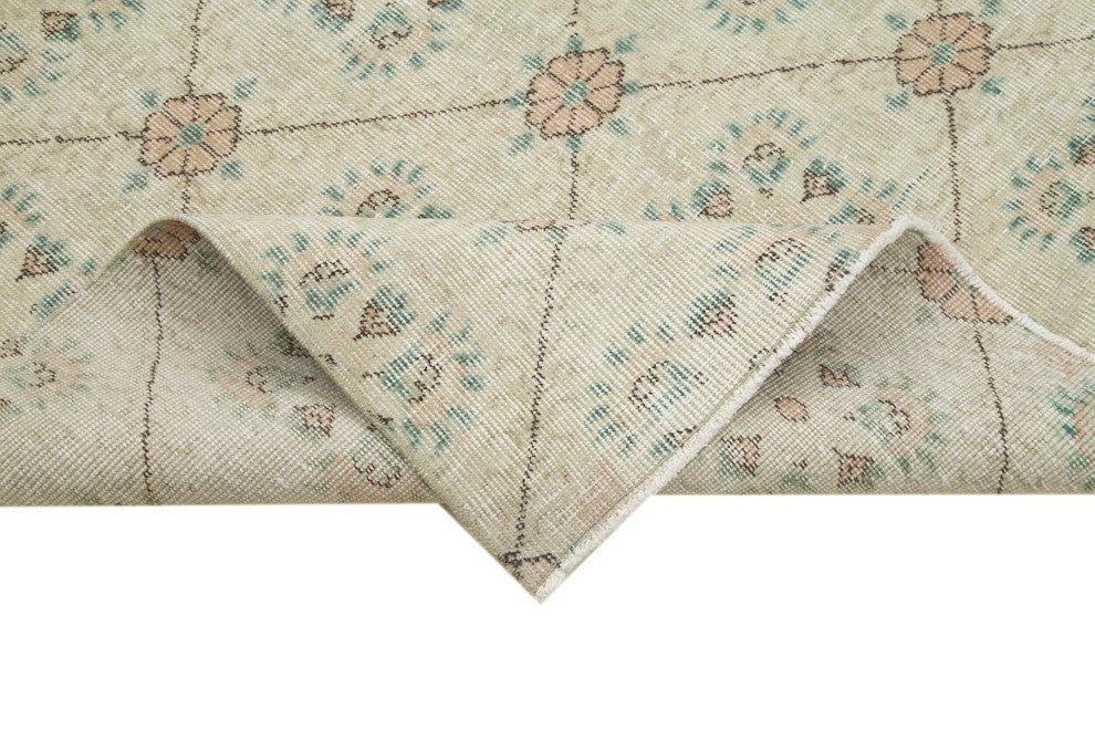 Rug N Carpet - Handwoven Turkish 4' 10'' x 8' 4'' Vintage Area Rug