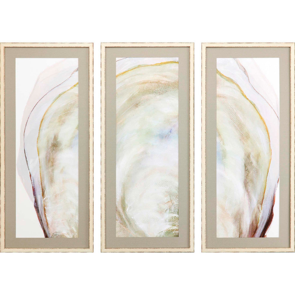 Oyster Shell Art, 3-Piece Set
