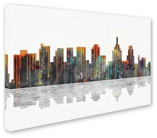 'Philadelphia, Pennsylvania Skyline' Canvas Art by Marlene Watson