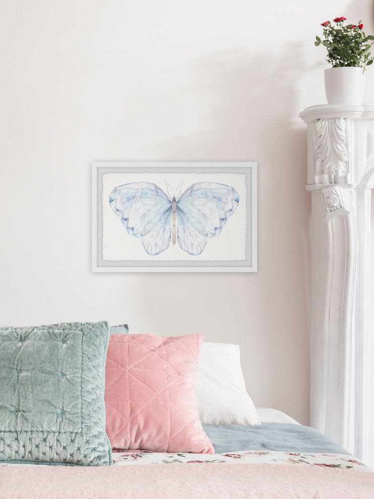 "I Love Butterflies" Framed Painting Print, 12x8