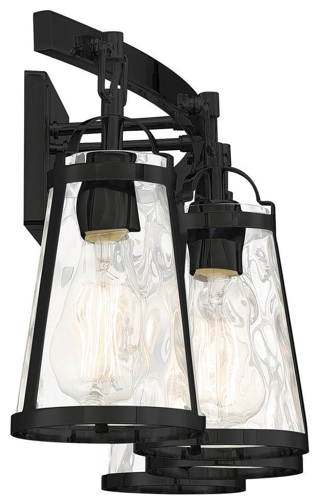 Albany 4-Light Black Bath Bar