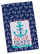DII Anchors Printed Dishtowel(Set of 2)