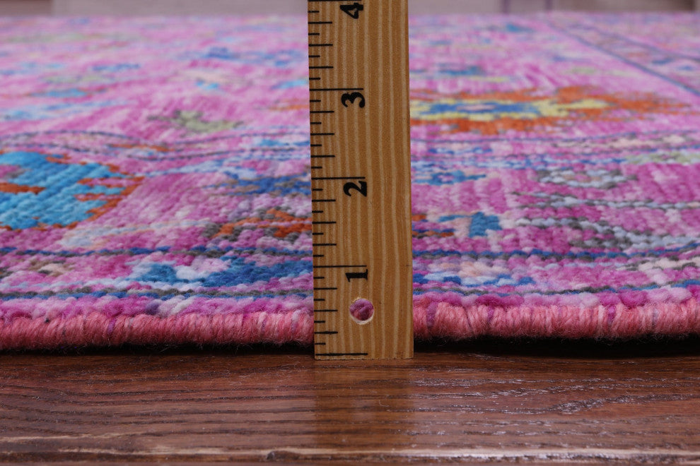 7' 2" X 14' 2" Turkish Oushak Hand-Knotted Wool Rug - Q13636