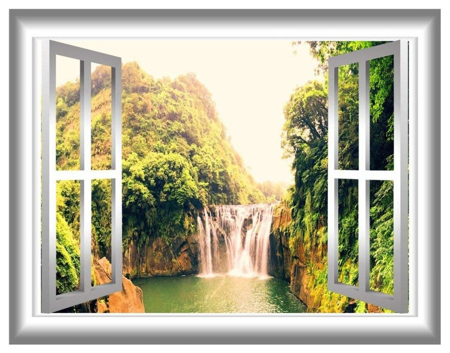 VWAQ 3D Window Decal Wall Sticker, 24"x30"