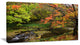 Fall Trees in Bright Colors, Landscape Canvas Art Print, 40x20