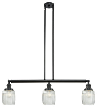 Innovations Lighting 213-Bk-S-G302 3 Light 38" Island Light