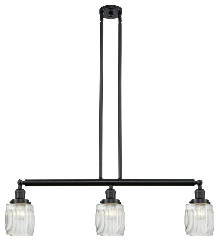 Innovations Lighting 213-Bk-S-G302 3 Light 38" Island Light