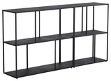 Eiffel Low Bookcase, Medium, Black