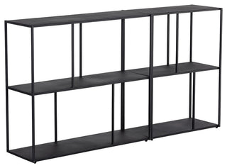 Eiffel Low Bookcase, Medium, Black