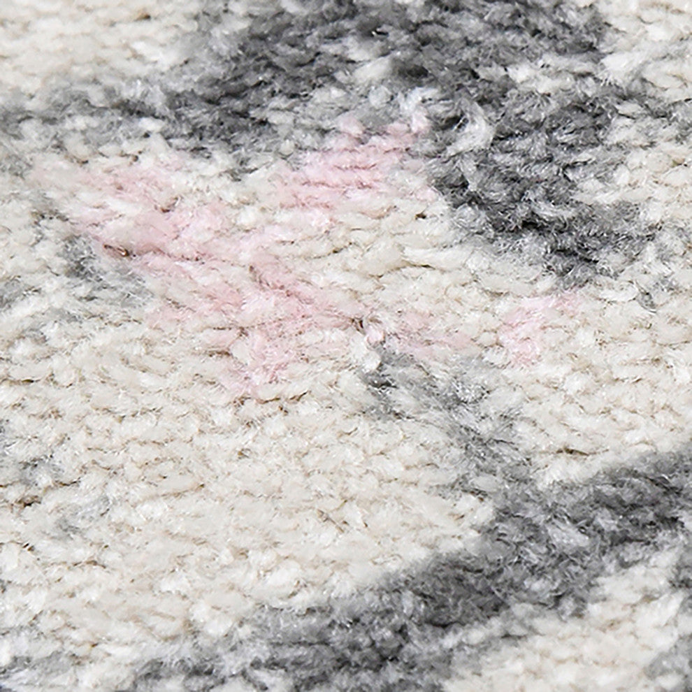 Montana Herris Area Rug, Gray, 5'3" x 7'6", Medallion