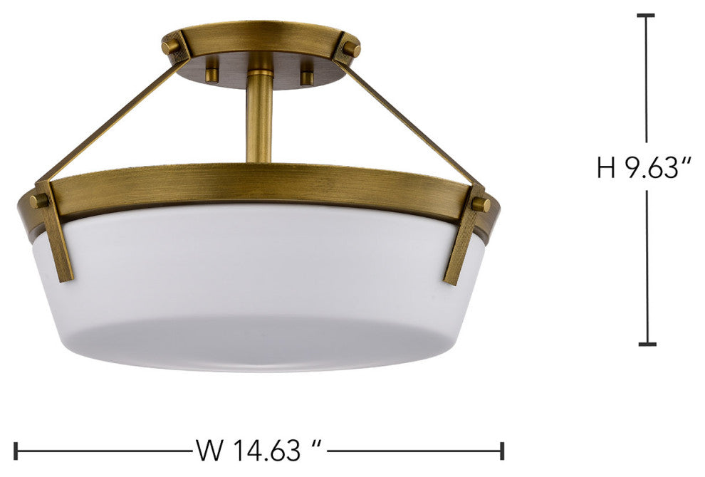 Rowen 3 Light Semi Flush