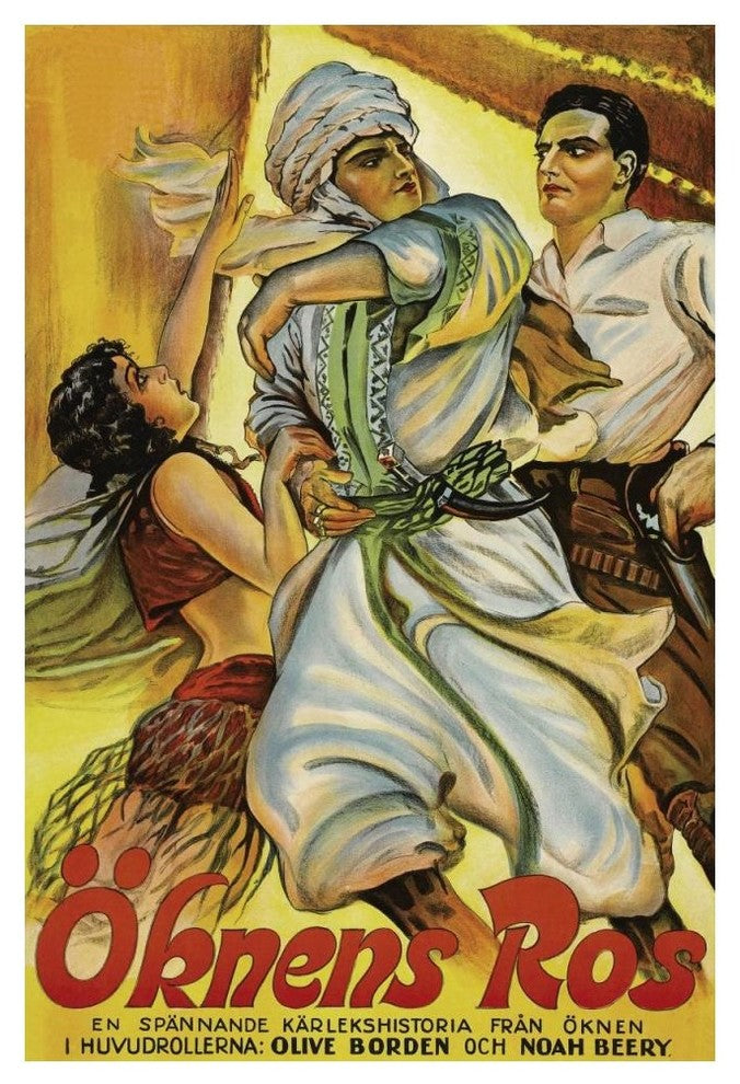 "Vintage Film Posters: Love in the Desert "Okens Ros" Print, 34"x50"