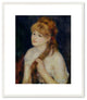 Young Woman Braiding her Hair, 1876