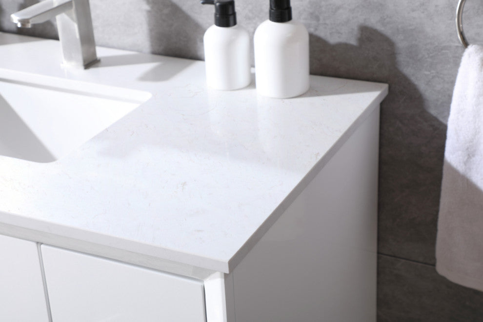 42" SIngle Bathroom Vanity, White