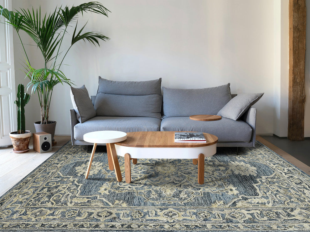 Vestige Nucia Area Rug, Blue, 9' x 13', Oriental