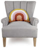 Warm Rainbow W/Tassels Hook Pillow