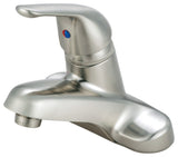 Kingston Brass Single-Handle 4" Centerset Bathroom Faucet, Brushed Nickel
