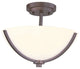 Maxim Deven Three Light Semi-Flush Mount 20031SWOI