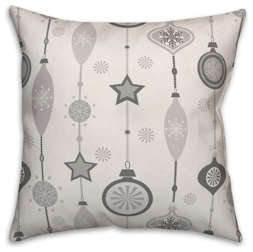 Ornament Pattern 18"x18" Throw Pillow Cover
