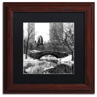 Philippe Hugonnard 'Gapstow Bridge Central Park' Matted Framed Art, 11x11