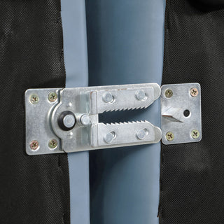 Cube Upholstered Modular Sofa, Light Blue, 4-Piece: 4 Armless Chair, Vegan Leather