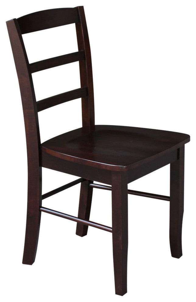 Set of Two Madrid Chairs, Rich Mocha