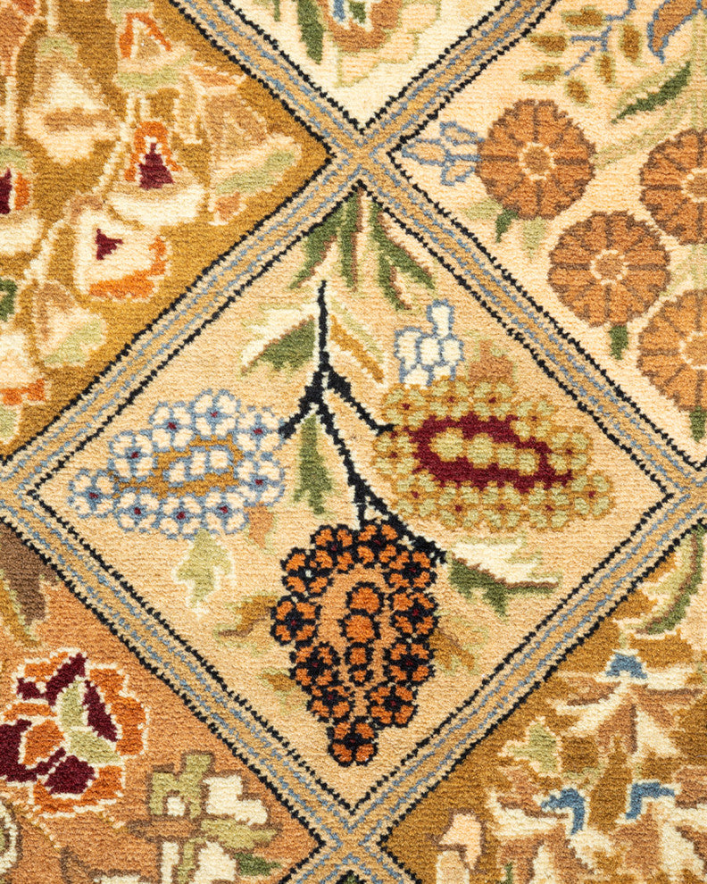 MOGUL, Hand Knotted Area Rug 4' 2" X 2' 8"