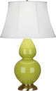 Robert Abbey RA-1663 1-Light Table Lamp, Double Gourd